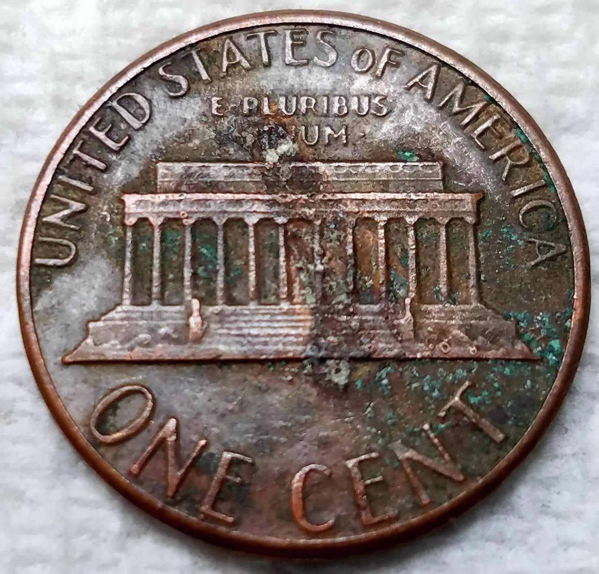 1985-D-Lincoln-Large-Crease/Crack-On-Obverse?